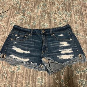 Dark Denim American Eagle Jean Shorts